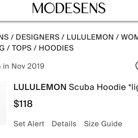 Lululemon Scuba Full Zip Hoodie - Picture 2 of 7